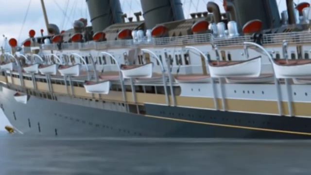 RMS Lusitania Sleping Sun
