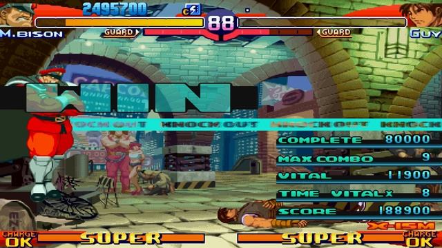 Street Fighter Alpha 3 - Shin M. Bison 'Ultimate Psycho Crusher' playthrough смотреть онлайн