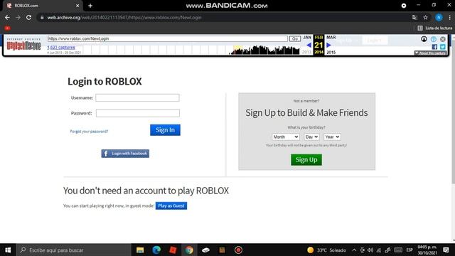 Old roblox In 2021 (WayBack Machine) смотреть онлайн