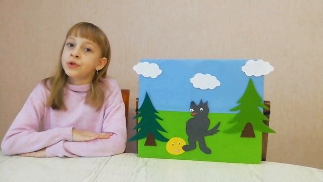 Сказка "Колобок" , персонажи сказки из фетра (своими руками). смотреть онлайн