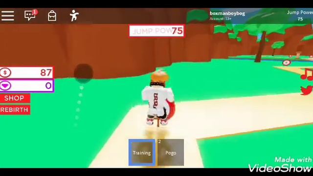 Roblox Pogo simulator: look at my new Pogo stick смотреть онлайн