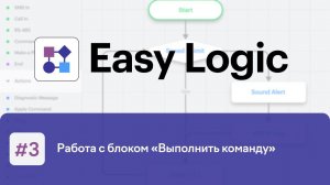 Работа с блоком «Выполнить команду»