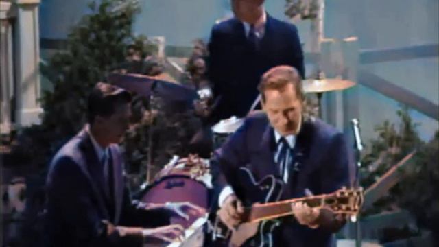 Chet Atkins - Yakety Axe live [Colourised] 1965 смотреть онлайн