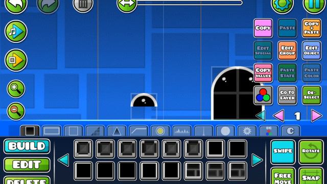 как сделать закругленные блоки в geometry dash l гд 2.1 ! смотреть онлайн