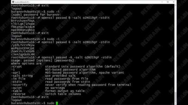 Linux by Rebrain:  Пользователи в Linux