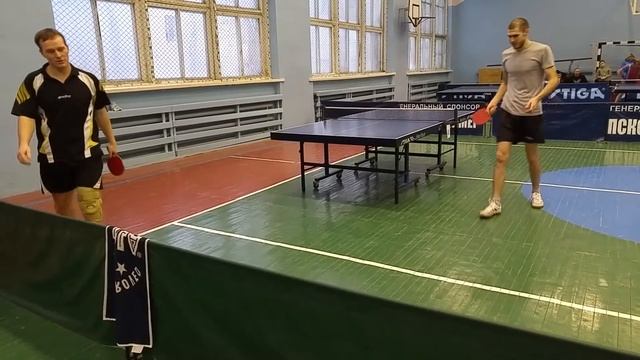 турнир по настольному теннису Новогодний в г.Псков 18.12.16 смотреть онлайн