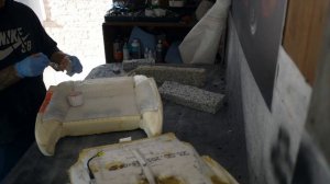 Перетяжка сидений в кожу на примере салона  BMW 5-series  f10