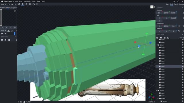 Blockbench with 124c41 -episode 14 [Darth Sidious's Lightsaber] смотреть онлайн