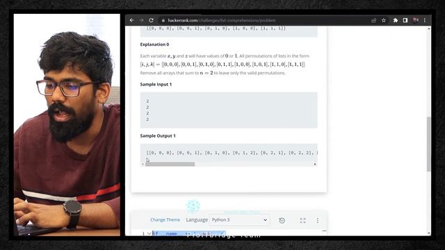 HackerRank Episode 8 - List Comprehension Scripting Challenge смотреть онлайн