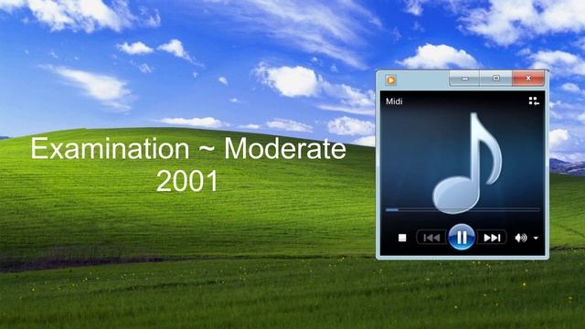 Examination - Moderato 2001 on Windows Media Player смотреть онлайн