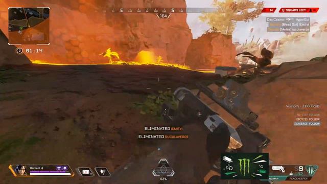 Recrent 23 Kill Solo Game on Apex Legends / Apex Legends Gameplay ft. Recrent смотреть онлайн
