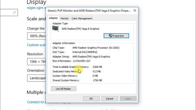 How to check Graphics memory size, VRAM Size, Bios Version, GPU Brand in Computer смотреть онлайн