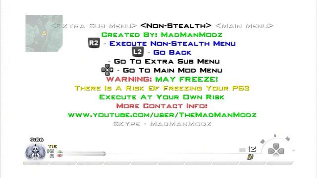 MadManModz Menu Base v.2 [MW2/1.14] смотреть онлайн