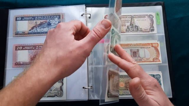 Коллекция банкнот образцов 🇺🇦 🇹🇴 🇩🇴 🇸🇿 смотреть онлайн
