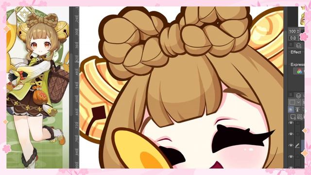 Genshin Impact Yaoyao Emotes ✦ [Clip Studio Paint Speedpaint] смотреть онлайн