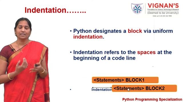 Indentation and code blocks in Python смотреть онлайн