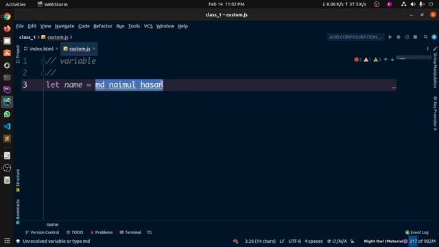 JavaScript Bangla Tutorial | Batch 3 | Class-1 | Overview of JS, Variable смотреть онлайн