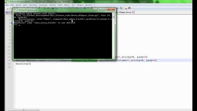Python GUI Tkinter Simple Entry Form Tutorial смотреть онлайн