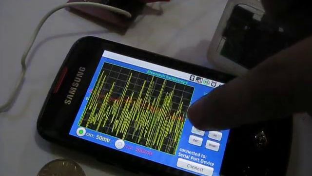 Android Bluetooth Oscilloscope смотреть онлайн