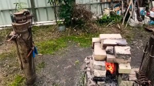 Кованный нож из подшипника своими руками . Ковка ножа .