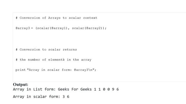 Perl | Scalar Keyword смотреть онлайн