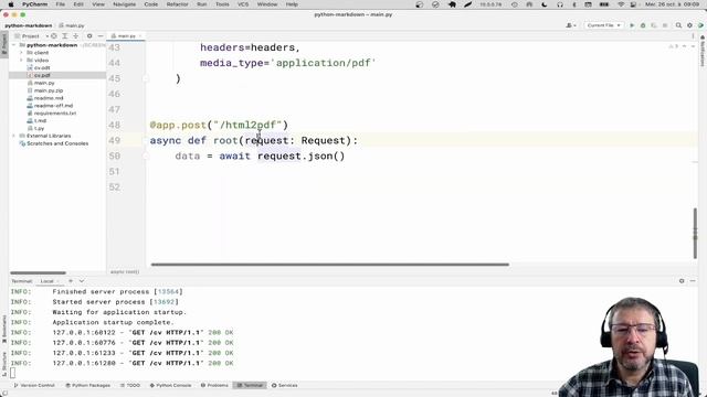 Créer une rest API pour convertir du html en PDF... смотреть онлайн