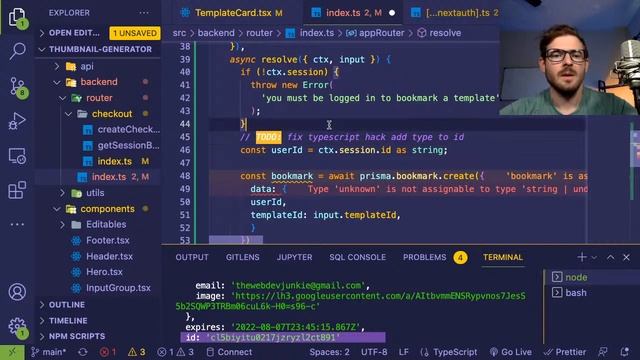 Working on a side project in Next.js, Prisma, Next-Auth, T3 Stack смотреть онлайн