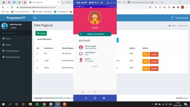 Build Your App Demo Project Laravel Kotlin Penjualan App Android Studio смотреть онлайн