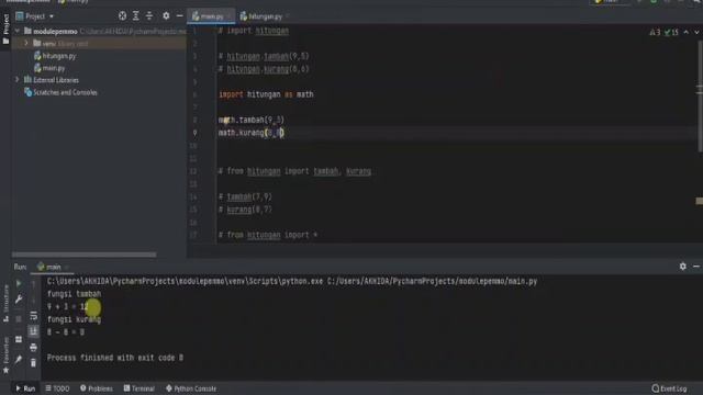 Modul dan import modul pada bahasa pemrograman python смотреть онлайн