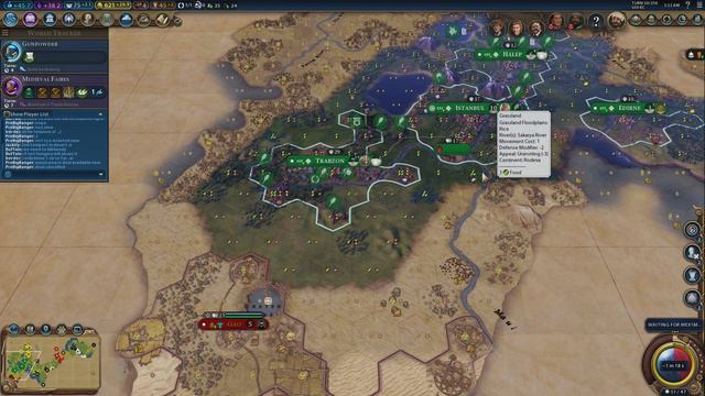 Civilization 6 Multiplayer Gathering Storm Ottoman - Killing 2 others with Janissary on turn 55 смотреть онлайн