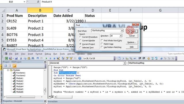 Excel VBA Basics #21 Put VLOOKUP info in StatusBar using Application.Statusbar смотреть онлайн