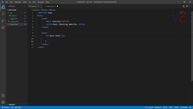 How to make a SIMPLE CHATTING WEBSITE with RUST смотреть онлайн
