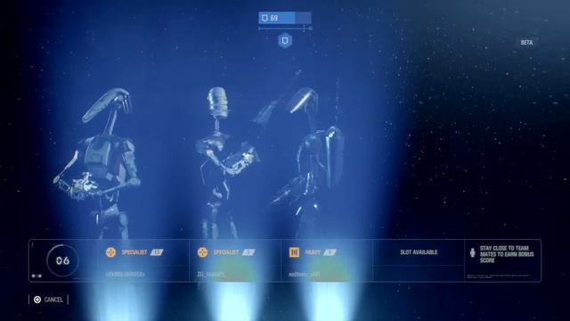 STAR WARS Battlefront 2 BETA - B2-RP battle droid Gameplay смотреть онлайн