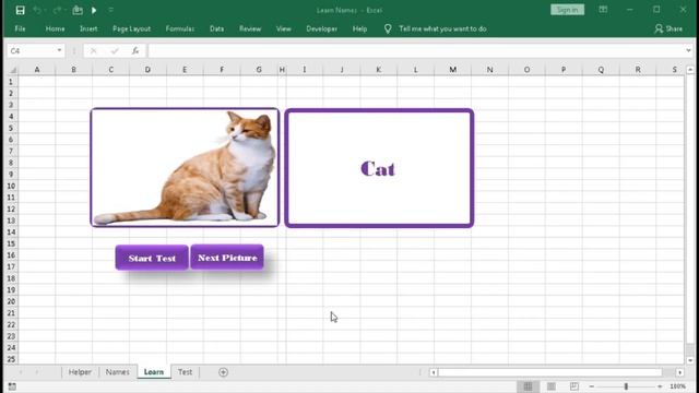 #164-Fun with VBA: Educational Game in Excel | Learn Names With Pictures (2021) смотреть онлайн