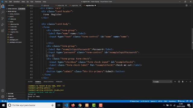 Auth ( Login - Register ) with MySQL and Nodejs смотреть онлайн