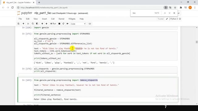 Stop Word Removal in NLP смотреть онлайн