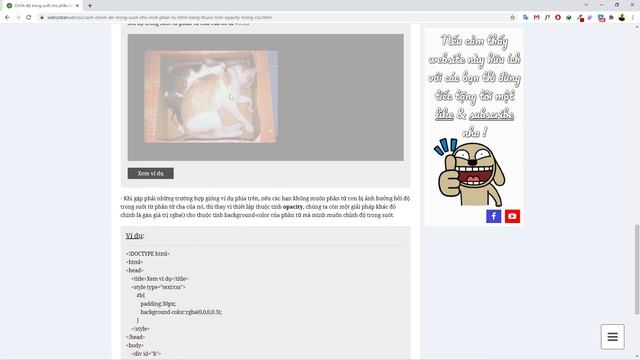 CSS - 26 - Độ trong suốt của phần tử (Opacity) смотреть онлайн