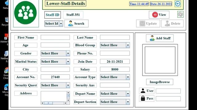 How to Create Employee Management System Application Project Using NetBeans & Xampp Database in Jav смотреть онлайн