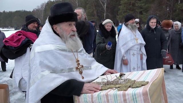 Праздник Крещения в Висагинасе смотреть онлайн