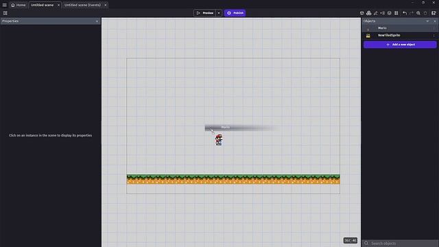 How To Create Super Mario World with GDevelop: Game Development for Beginners - Episode 1 смотреть онлайн