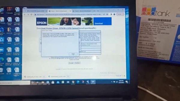 epson printer driver installation | 3250 | தமிழ்