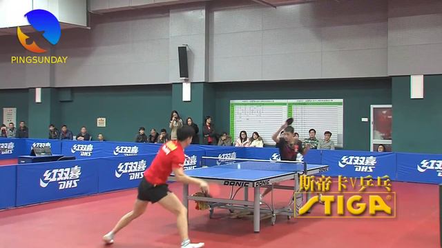 Zhang Jike With Some Good Table Tennis Rallies