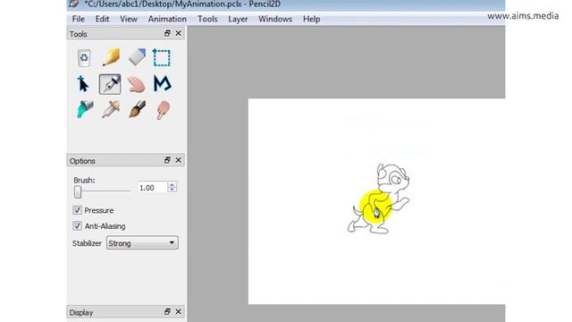 2D Character Animation Tutorial- 'Walking Jerry' via open source software Pencil 2D - AIMS Media смотреть онлайн