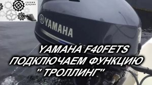 YAMAHA F40FETS Функция троллинга, подключение, схема.