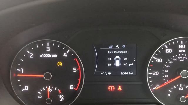 Kia Sportage TPMS Tyre Pressure Reset смотреть онлайн