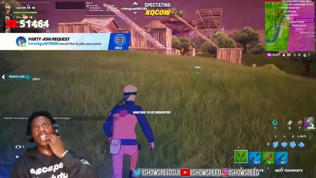 IShowSpeed $300,000 Fortnite Challenge (ft. XQc, Mongraal, Clix)