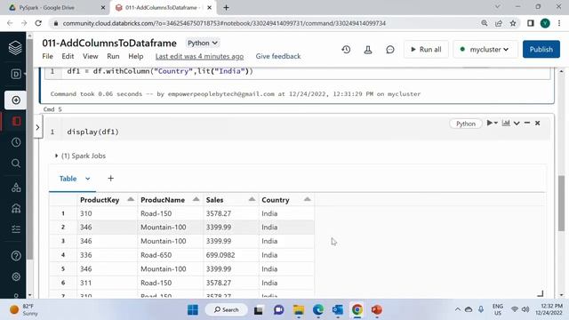 11. Add columns to DataFrame смотреть онлайн