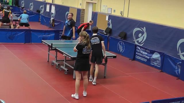 парный турнир Захариков/Яковлева(8) - Поляков/Ларин(7) 3-2