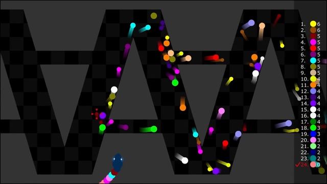 Escape from the Merge Snake - Proliferation Survival Marble Race in Algodoo смотреть онлайн