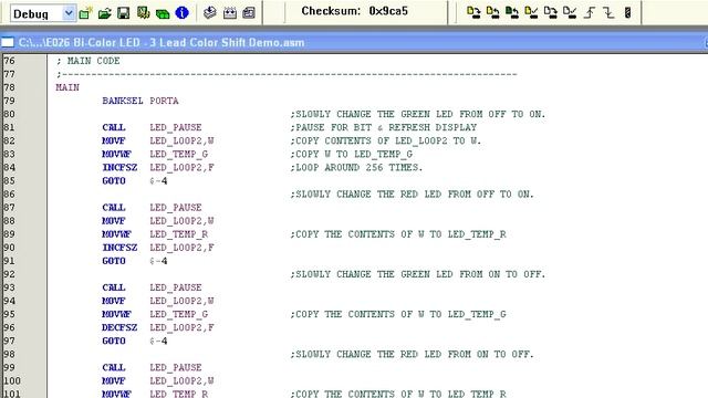 MD Lab: Assembly Language 101 #4 - Bi-Color LED Color Fading Demo PIC16F882 смотреть онлайн